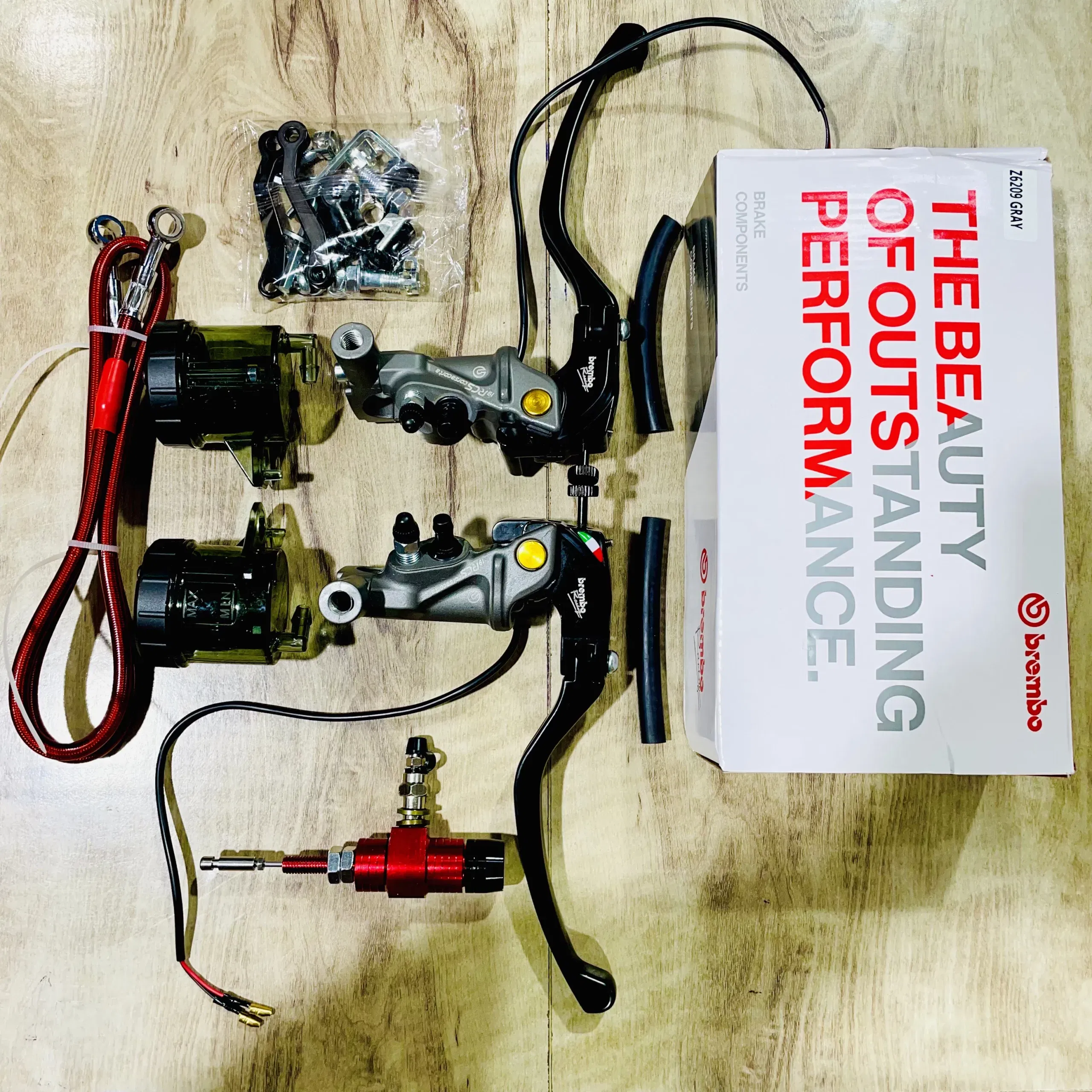 Brembo radial hydraulic clutch pump brake lever set adjustable reach system