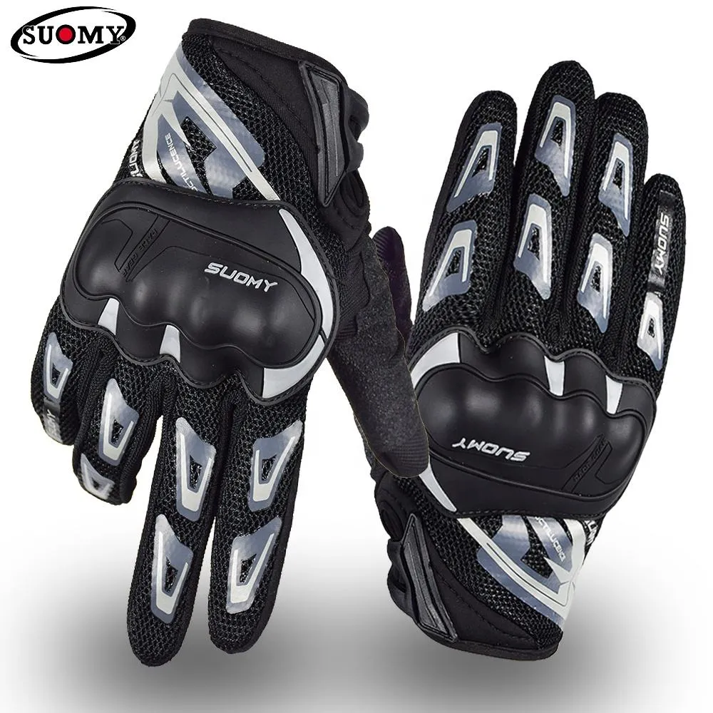 Suomy SU11 light grey gloves