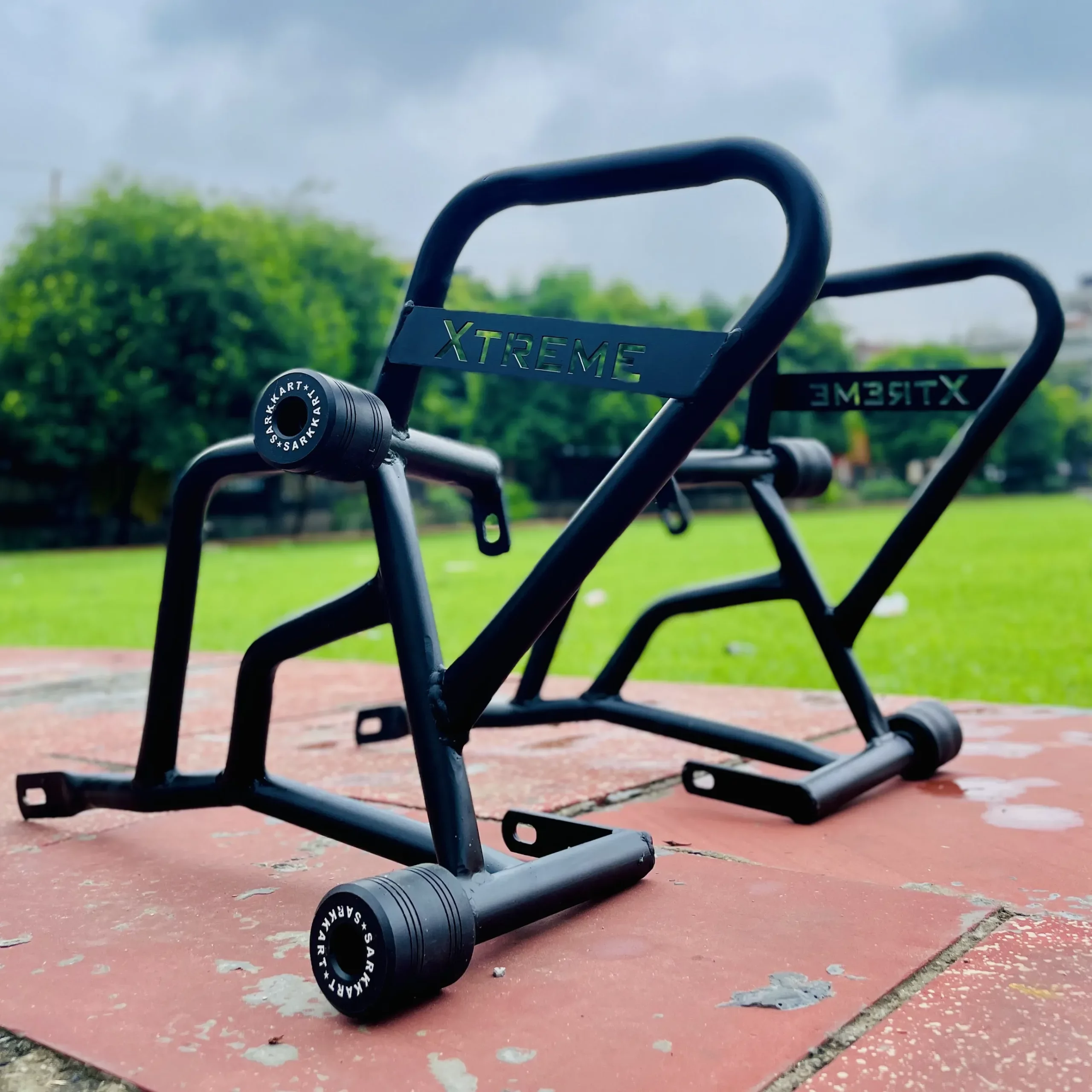 Hero Xtreme 250 crashguard with sliders premium heavy duty installation