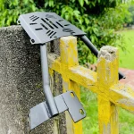 CB200X top rack premium heavy build black construction front view