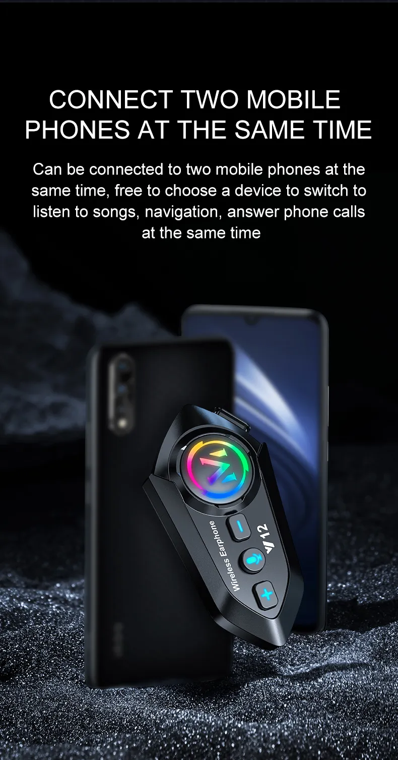 FM radio and volume controls