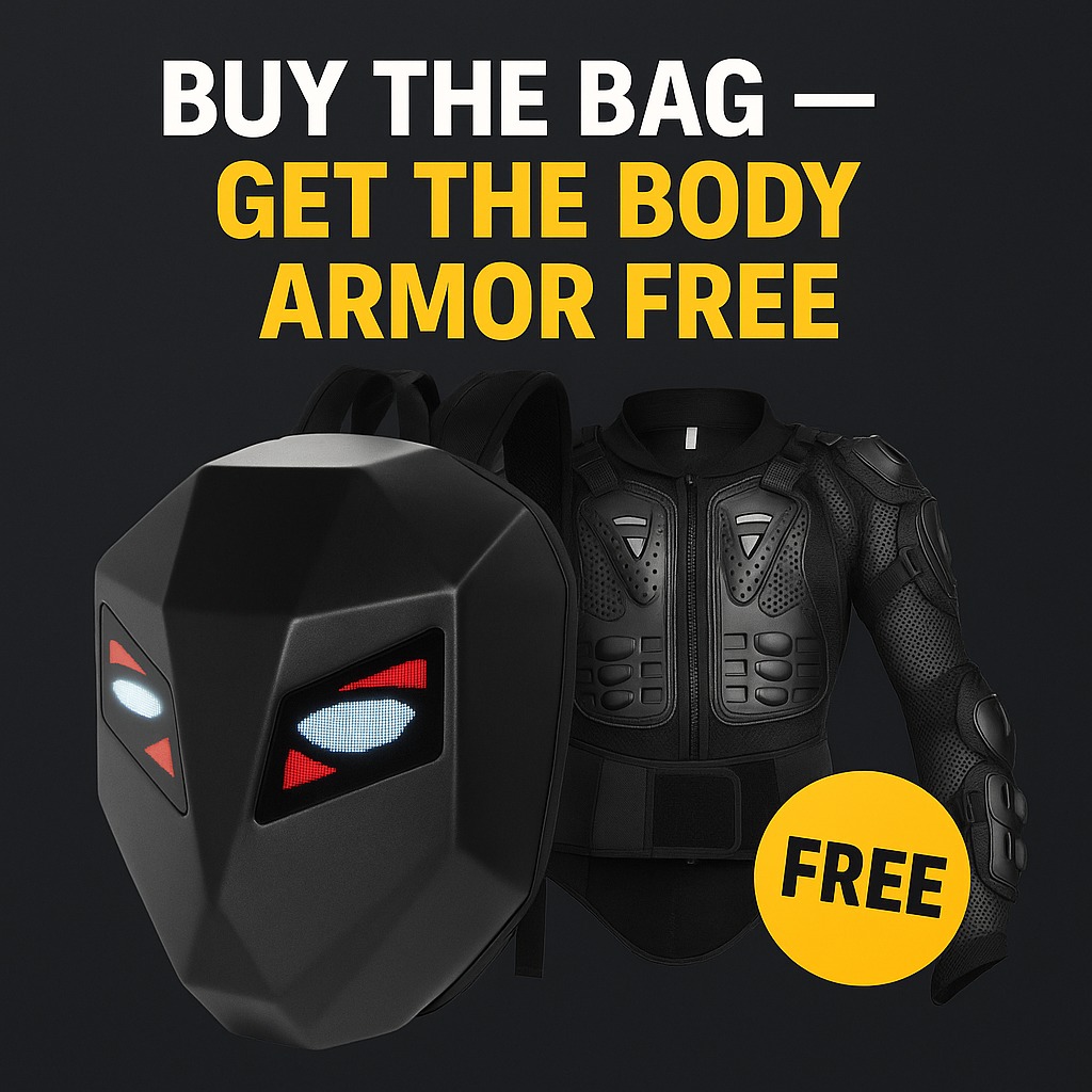Festive Bonanza – Buy LED Bag & Get Armor Jacket FREE!